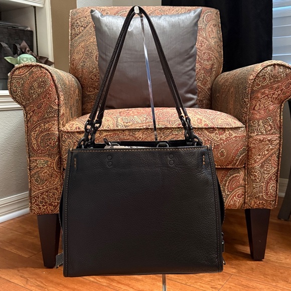 Coach Rogue 1st  (first) Generation All Black and Snakeskin handles lock and key - Picture 3 of 16